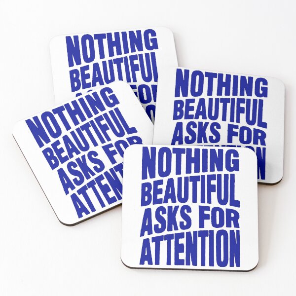 Item preview, Nothing beautiful asks for attention designed and sold by plushism.