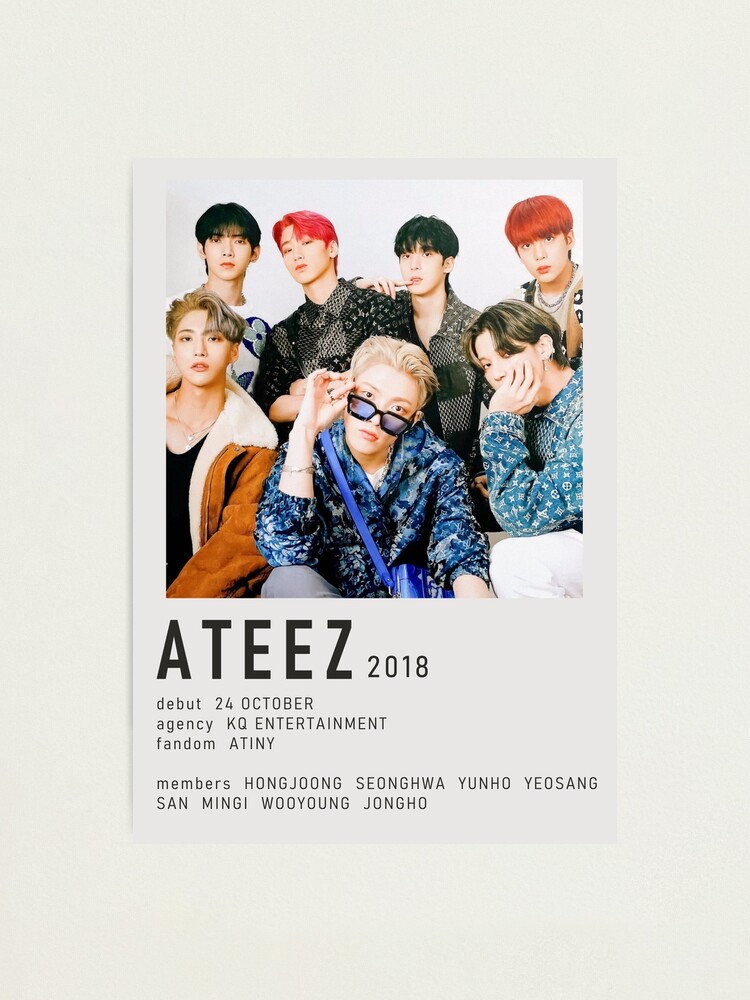 Ateez Alternate minimalist poster | Poster