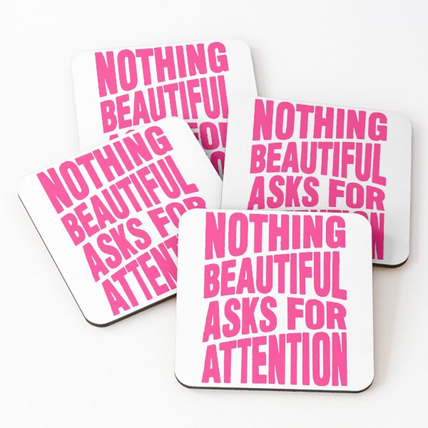 Item preview, Nothing beautiful asks for attention designed and sold by plushism.