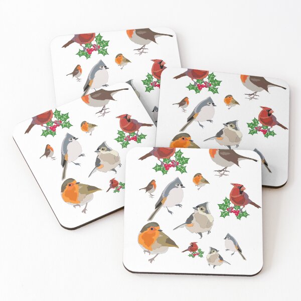 Item preview, Garden birds pattern designed and sold by orangerinka.