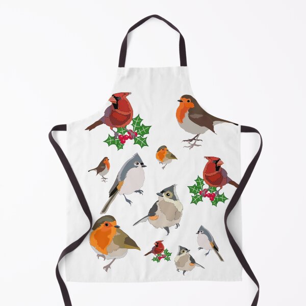 Item preview, Garden birds pattern designed and sold by orangerinka.
