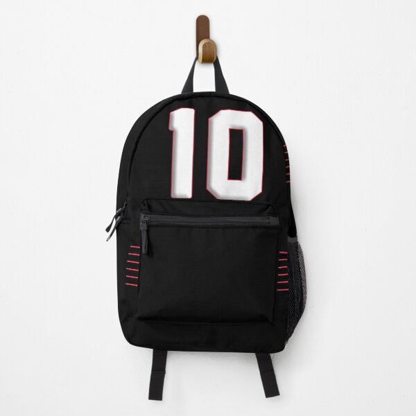 Item preview, Black Baseball jersey fans lovers - cool red neon glow baseball number 10 designed and sold by Long Exposure.