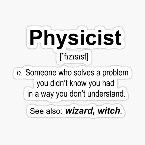 Physicist B Sticker