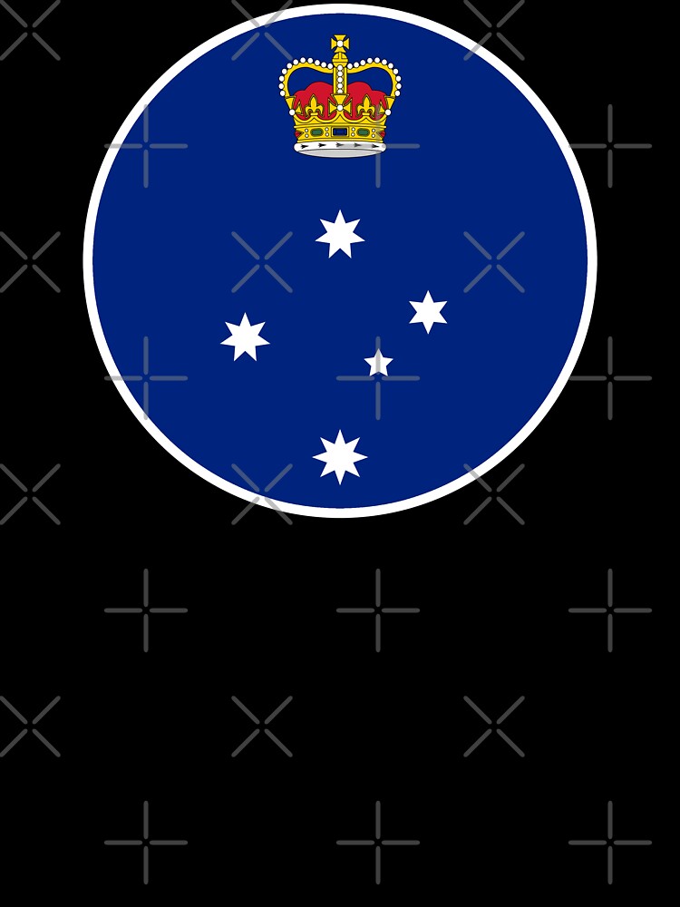 Thumbnail 2 of 2, Kids T-Shirt, Australia Flag Victoria #1 designed and sold by SalahBlt.