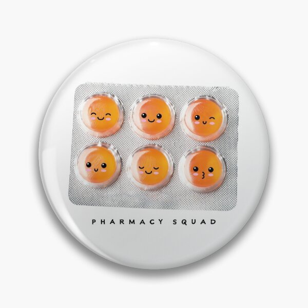 Item preview, Pharmacy squad blister orange emoji pills designed and sold by Eenig.
