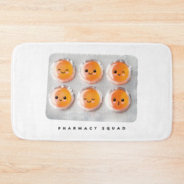Item preview, Pharmacy squad blister orange emoji pills designed and sold by Eenig.