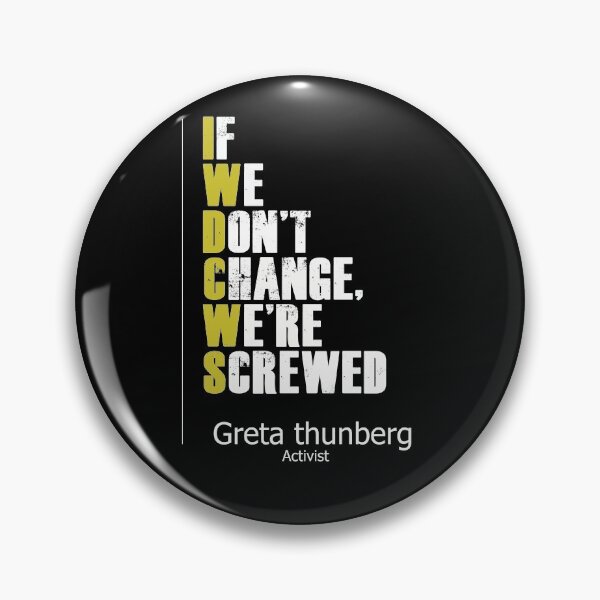 Item preview, Greta Thunberg Environmental activist global warning eart designed and sold by DesignerFollow.