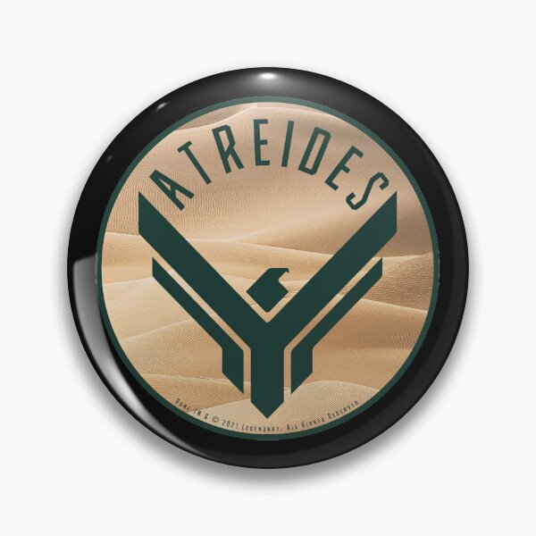 Item preview, Dune - House Atreides Round (Dark Image) - designed and sold by Printerially.