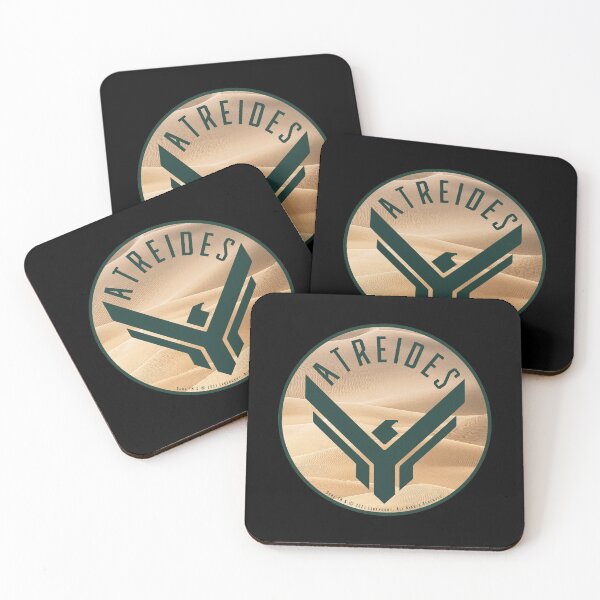 Item preview, Dune - House Atreides Round (Dark Image) - designed and sold by Printerially.