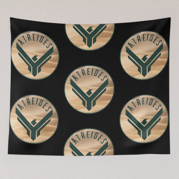 Item preview, Dune - House Atreides Round (Dark Image) - designed and sold by Printerially.