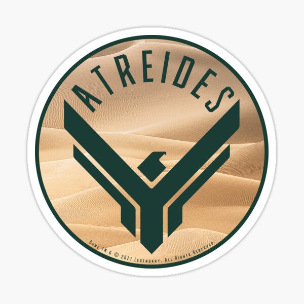 Item preview, Dune - House Atreides Round (Dark Image) - designed and sold by Printerially.