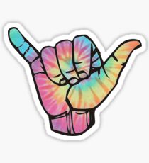 Tie Dye Shaka Sticker