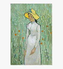 Girl In White - Vincent van Gogh Photographic Print