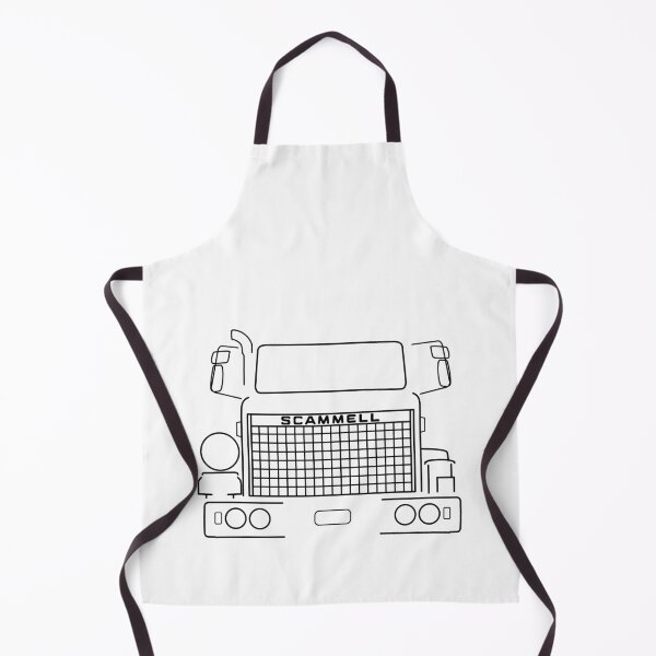 Item preview, Scammell S24 classic lorry black outline graphic designed and sold by soitwouldseem.