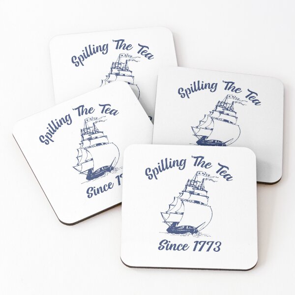 Item preview, Spilling The Tea 1773 Funny American History designed and sold by BanBay.