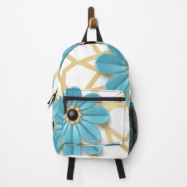 Item preview, Modern blue flower design designed and sold by PinkArtDesigns.