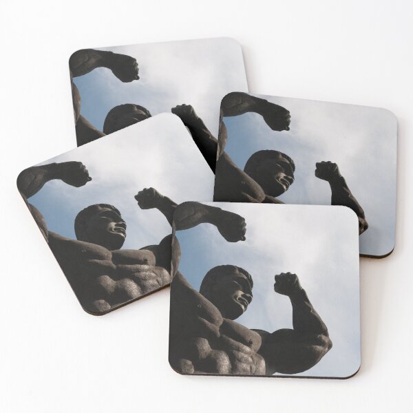 Item preview, A statue of a muscular man standing in the sun. designed and sold by Kedmaneeshop.