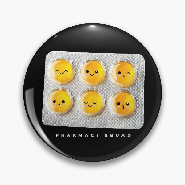 Item preview, Pharmacy squad blister yellow emoji pills designed and sold by Eenig.