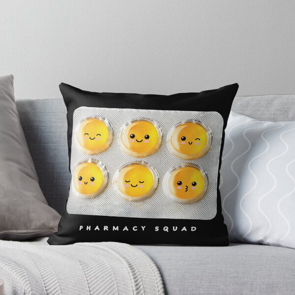 Item preview, Pharmacy squad blister yellow emoji pills designed and sold by Eenig.