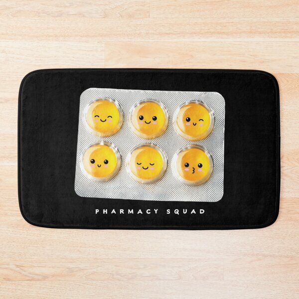 Item preview, Pharmacy squad blister yellow emoji pills designed and sold by Eenig.