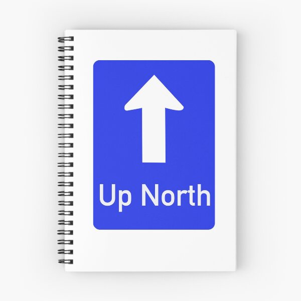 Item preview, Up north roadsign designed and sold by qlobba.