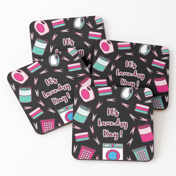 Item preview, It's Laundry Day | Green Pink | Black designed and sold by Wintre2.