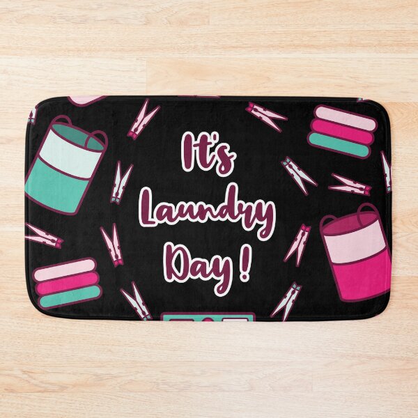 Item preview, It's Laundry Day | Green Pink | Black designed and sold by Wintre2.