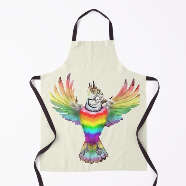 Item preview, Bandera original del orgullo LGBTQ | Pájaro de dibujos animados designed and sold by Snootrac.