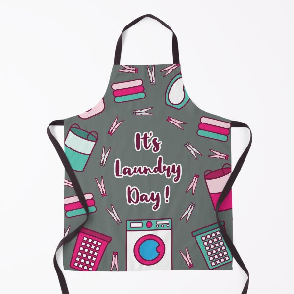 Item preview, It's Laundry Day | Green Pink | Grey designed and sold by Wintre2.