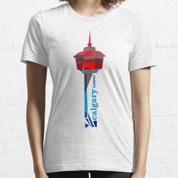 Calgary Tower Geometric Design Essential T-Shirt