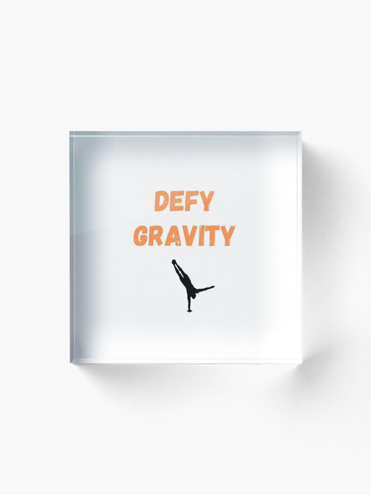 Thumbnail 1 of 5, Acrylic Block, Defy Gravity designed and sold by PureGeometry.