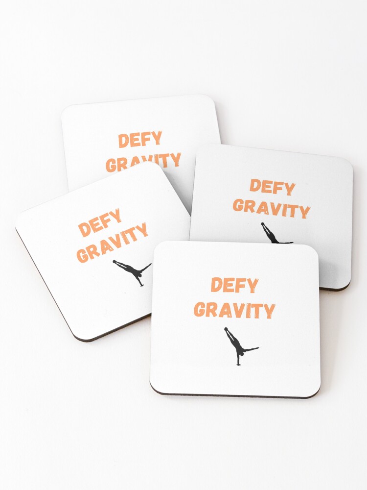 Thumbnail 1 of 5, Coasters (Set of 4), Defy Gravity designed and sold by PureGeometry.