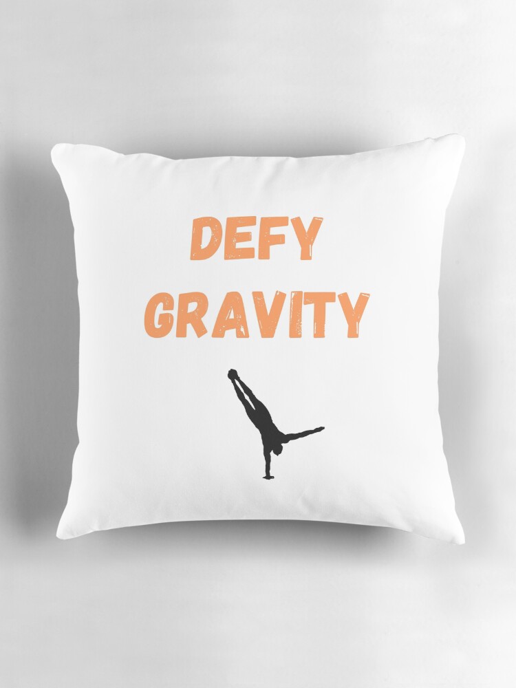 Thumbnail 3 of 4, Pillow, Defy Gravity designed and sold by PureGeometry.