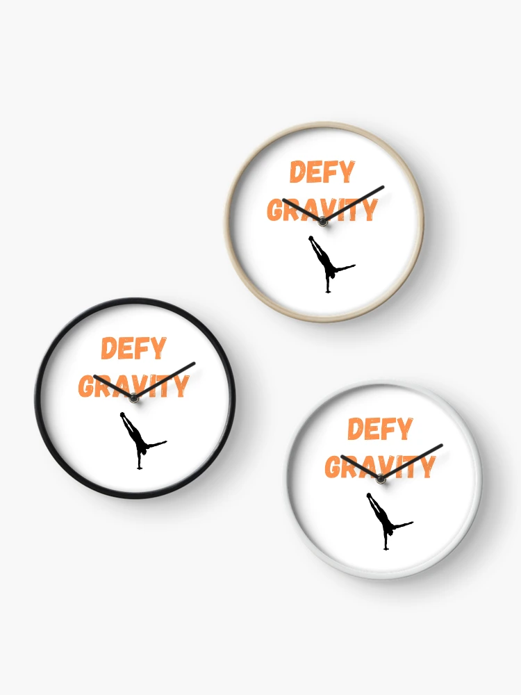 Thumbnail 3 of 4, Clock, Defy Gravity designed and sold by PureGeometry.