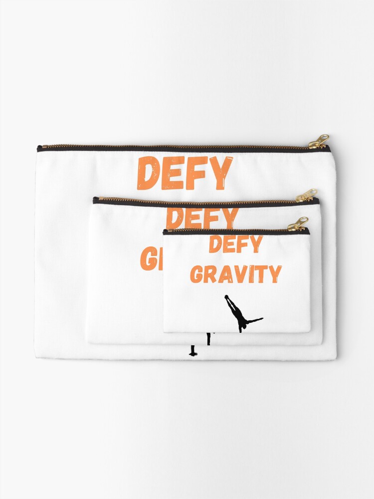Thumbnail 2 of 4, Zipper Pouch, Defy Gravity designed and sold by PureGeometry.