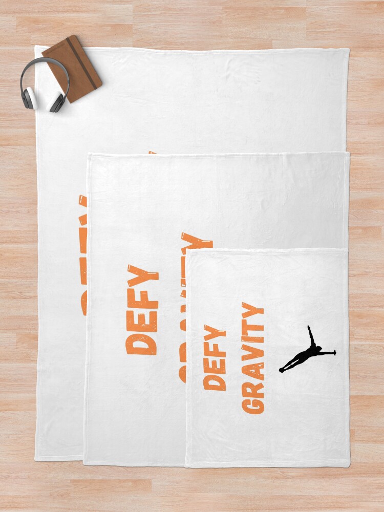 Thumbnail 5 of 6, Throw Blanket, Defy Gravity designed and sold by PureGeometry.