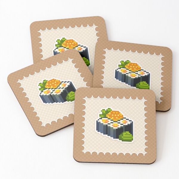 Item preview, Cute Maki Sushi Pixel Art designed and sold by SpyteDesigns.