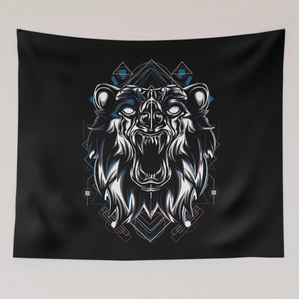 Item preview, Geometric Mystical Wolf designed and sold by VibrantGifts.