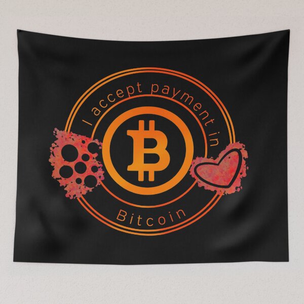 Item preview, Copy of I ACCEPT BITCOIN designed and sold by pouringluck.