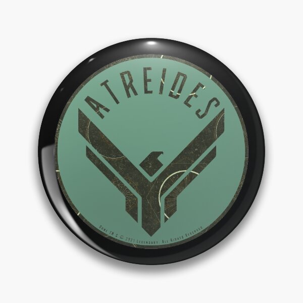 Dune - House Atreides Round Inverted (Light Pattern) - Pin