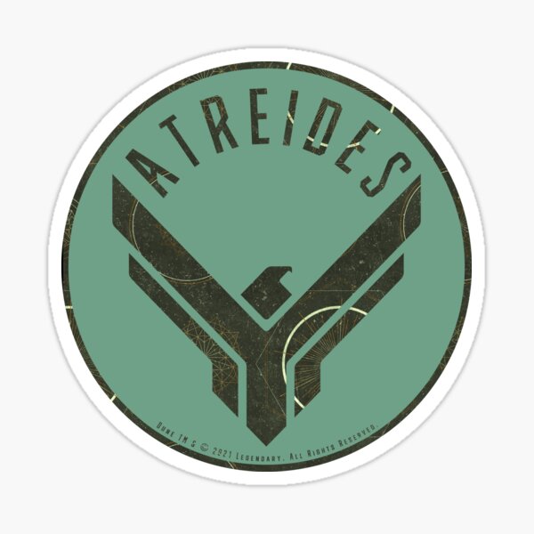 Item preview, Dune - House Atreides Round Inverted (Light Pattern) - designed and sold by Printerially.