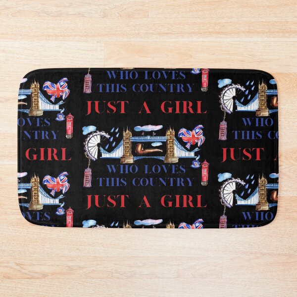 Item preview, just a girl who loves this country designed and sold by amy greaves.