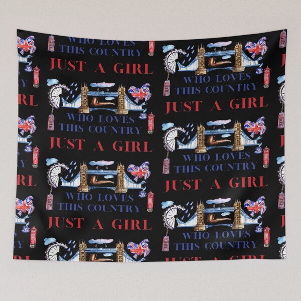 Item preview, just a girl who loves this country designed and sold by amy greaves.