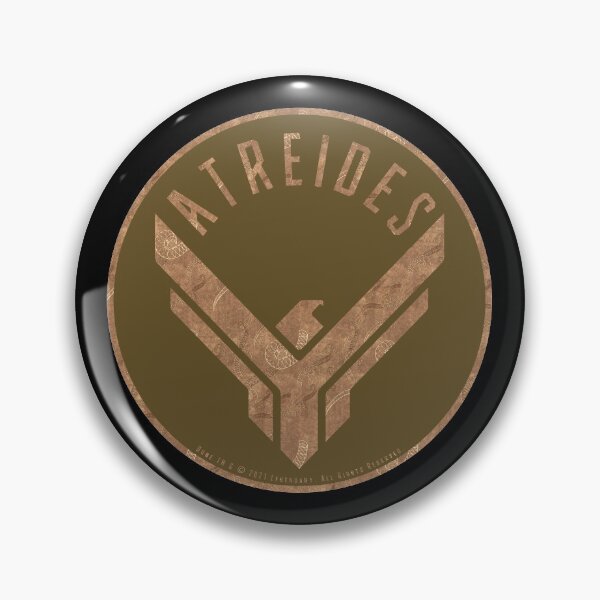 Item preview, Dune - House Atreides Round Inverted (Dark Pattern) - designed and sold by Printerially.