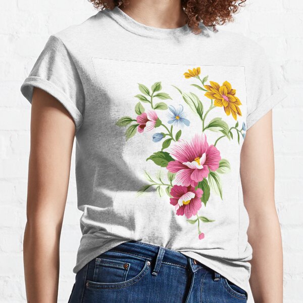 Flower Floral design Rose , flower transparent background PNG clipart Classic T-Shirt
