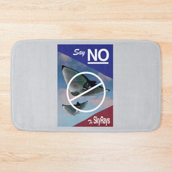 Item preview, Subnautica Below Zero Say NO to SkyRays Poster designed and sold by KBdesignsXOXO.