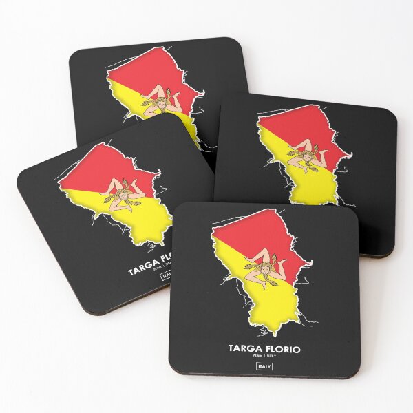 Item preview, Targa Florio 72km - Sicily TRACK MAP FLAG designed and sold by andreanastasio.