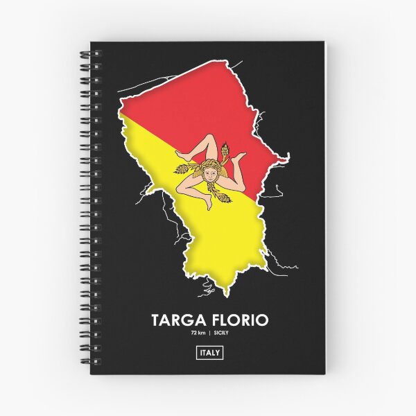 Item preview, Targa Florio 72km - Sicily TRACK MAP FLAG designed and sold by andreanastasio.