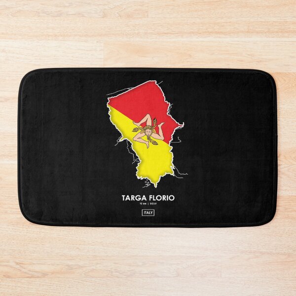 Item preview, Targa Florio 72km - Sicily TRACK MAP FLAG designed and sold by andreanastasio.