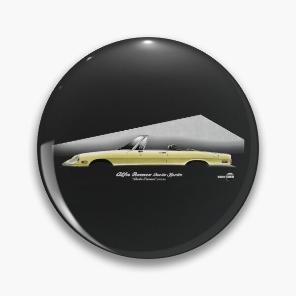 Item preview, Silhouette of Alfa Romeo Duetto Spider Coda Tronca Giallo Canarino designed and sold by Azaziel.